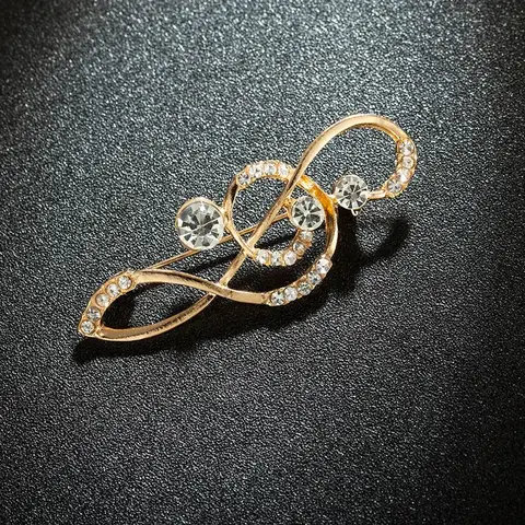 Брошь из горного хрусталя ZHEGUOYAOLU