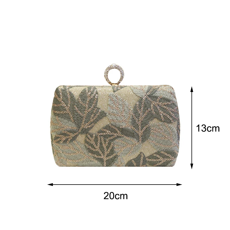 2020 новые женские блестки Вечерний Клатч bling вышитый клатч кошельки банкетный