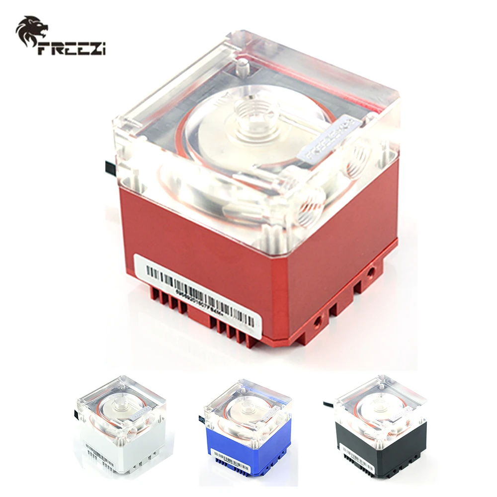 

FREEZEMOD RGB Water Cooler Pump Metal Cover 3000RPM 800L/H AURA Range 4M MOD Water cooling VA LCD POM 12V/5V Mute Pump