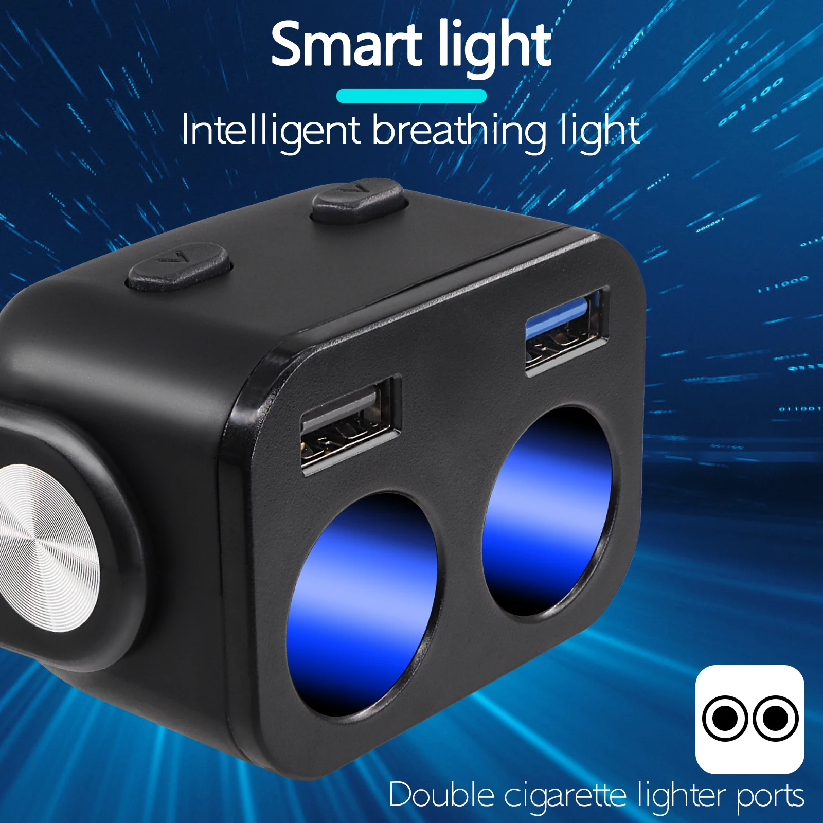 12 В светодиодный телефон розетка удлинитель шнур питания адаптер USB зарядное