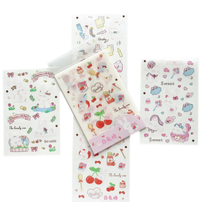 4 листа/упаковка альбом для ноутбука|Канцелярские наклейки| |