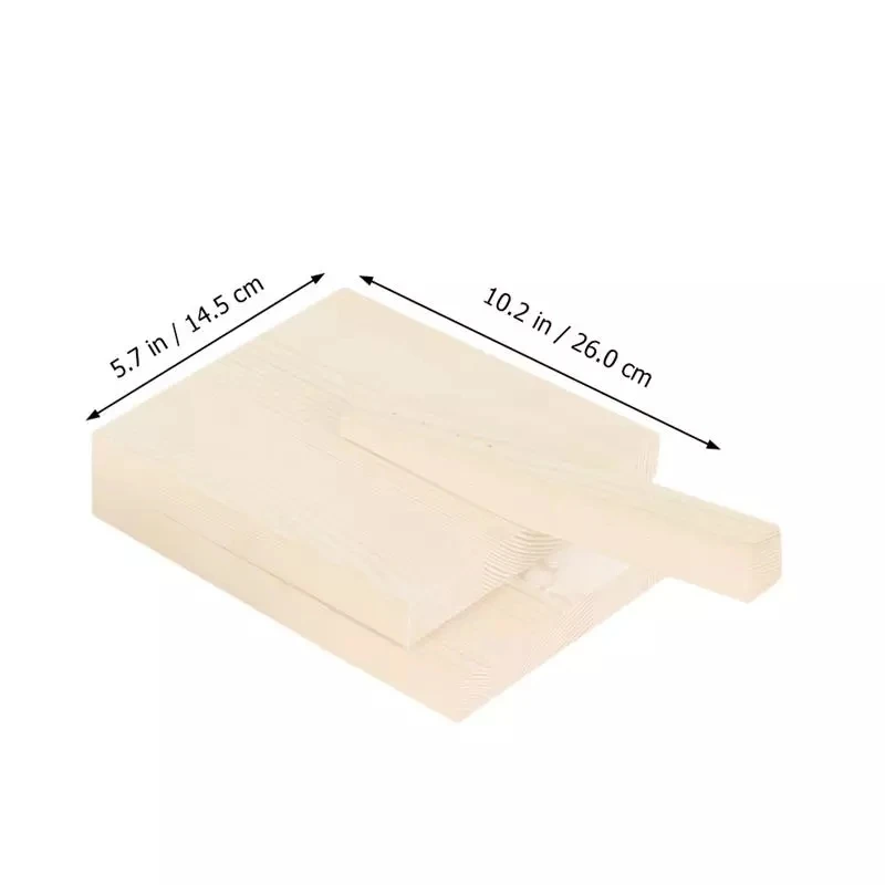 

1pc Practical Reusable Mutifunctional Dough Presser Wooden Dough Pressing Tool For Home Restaurant Hotel Kitchen Accessories