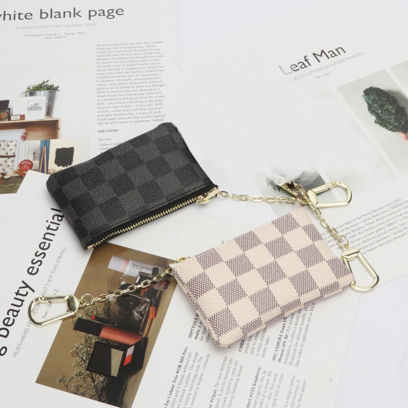 

Free Shipping Card/ID Holders Fashion Brand Business Card Holder Women ID/Credit Card Holder Wallet PU Leather Zipper Card Case