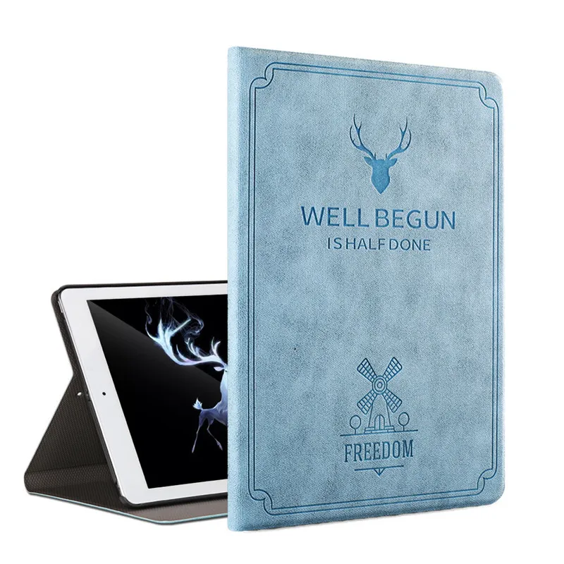 Чехол из искусственной кожи с узором для Kindle 2016 8 го поколения Ультратонкий чехол