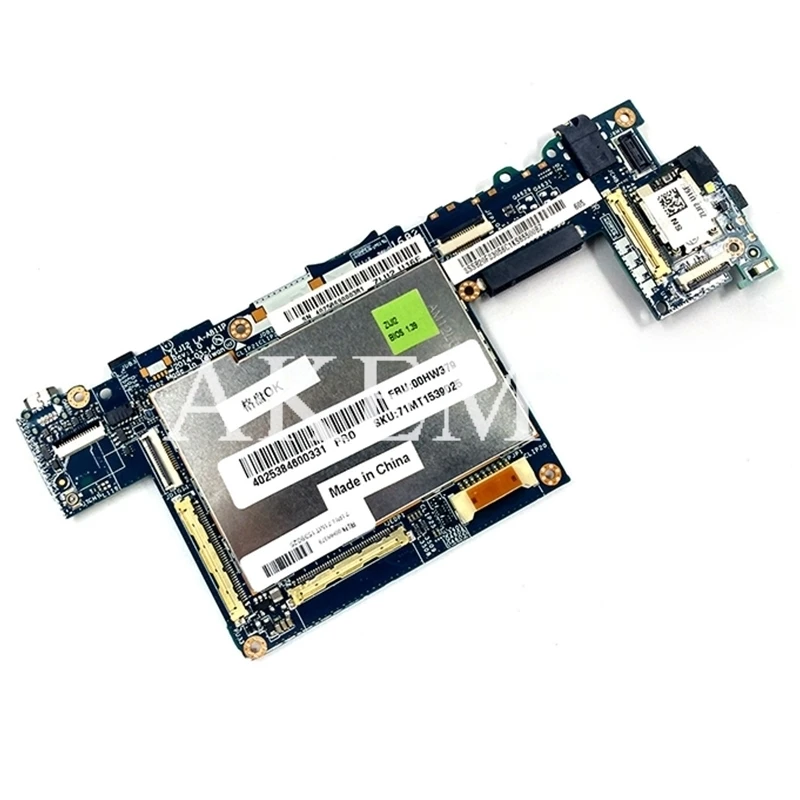 

FRU 00HW397 ZIJI2 LA-A811P For Lenovo ThinkPad 10 ThinkPad10 laptop motherboard W8P 100% Test OK W 4GB-RAM 128G-SSD