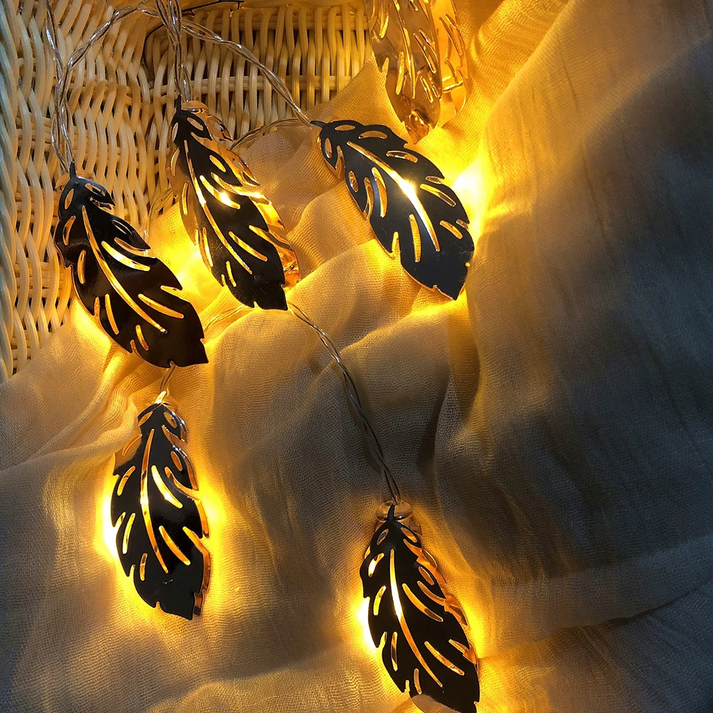 Гирлянда светодиодная уличная 3 м 20 перьев|Украшения своими руками для вечеринки|