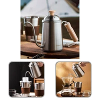 creative coffee pot lustrous gooseneck spout hand pour over coffee kettle coffee maker tea kettle 650ml
