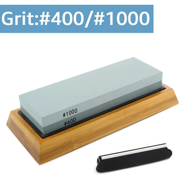 400 1000 stand set Ножи точилка для ножей, точильный камень, двойная сторона Girt Кухня точильный камень хонинговальный инструмент для 240 600 800 1000 3000 6000 Декодер каналов кабельного телевидения - Цвет: 400 1000 stand set