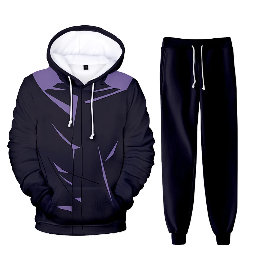 

New 2021 Men's and Women's Hoodies and Pants Harajuku Sportleisure Suit Children's Suit with Hoodie and Pants