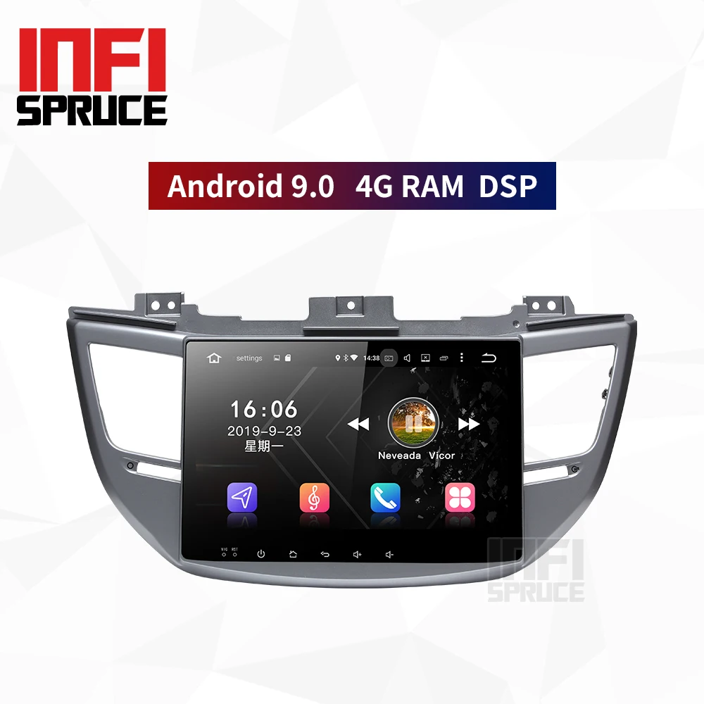 4G RAM DSP Новый Android 9 0 автомобильный dvd для Hyundai Tucson/ ix35 2016 2017 с Радио Стерео gps