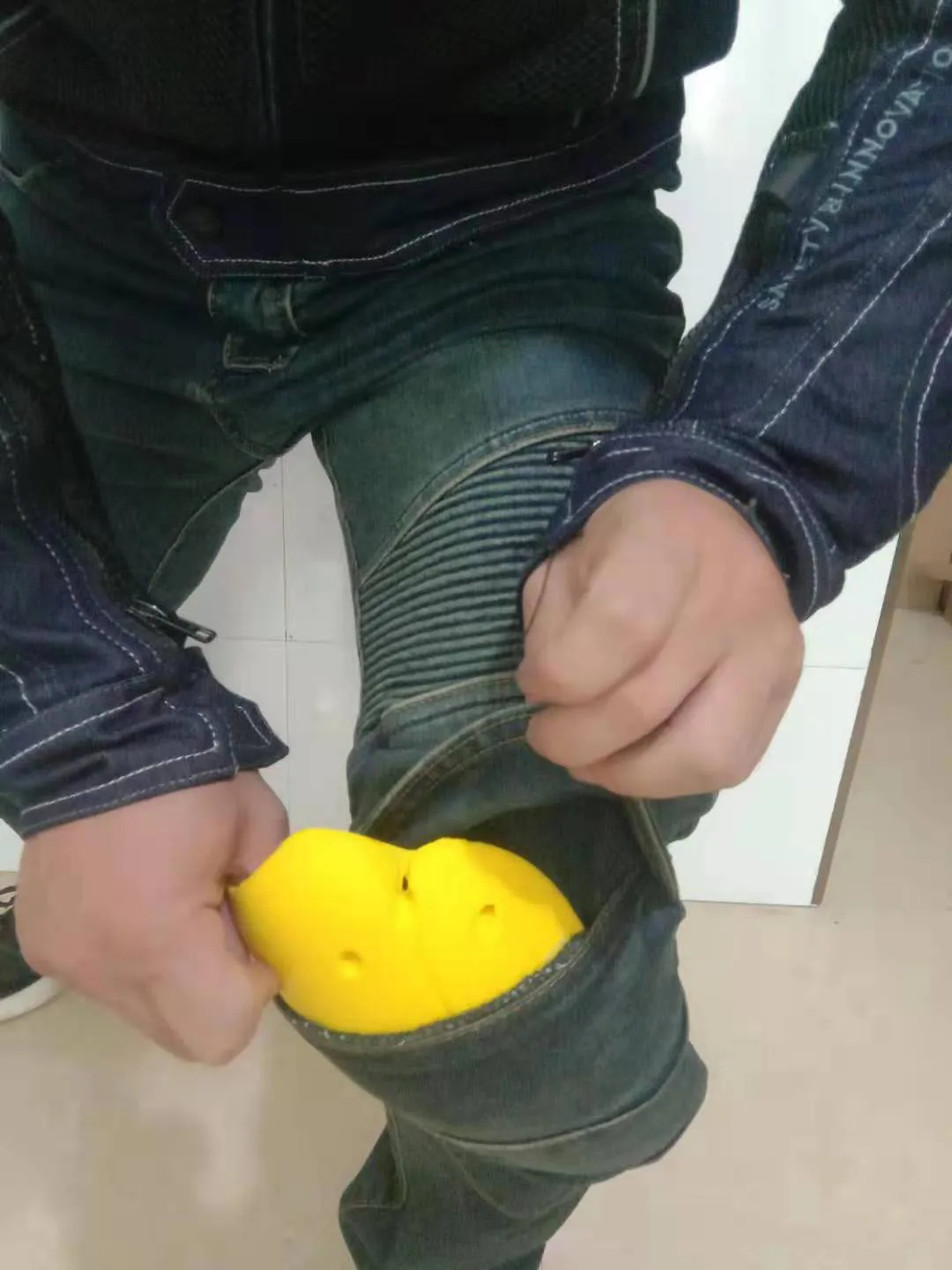 Брюки мужские мотоциклетные в стиле старой коровы защитные джинсы для езды на