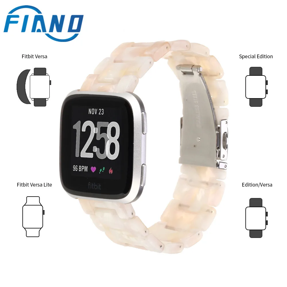 Ремешок полимерный для наручных часов Модный сменный Браслет Fitbit Versa/Versa 2/Versa Lite
