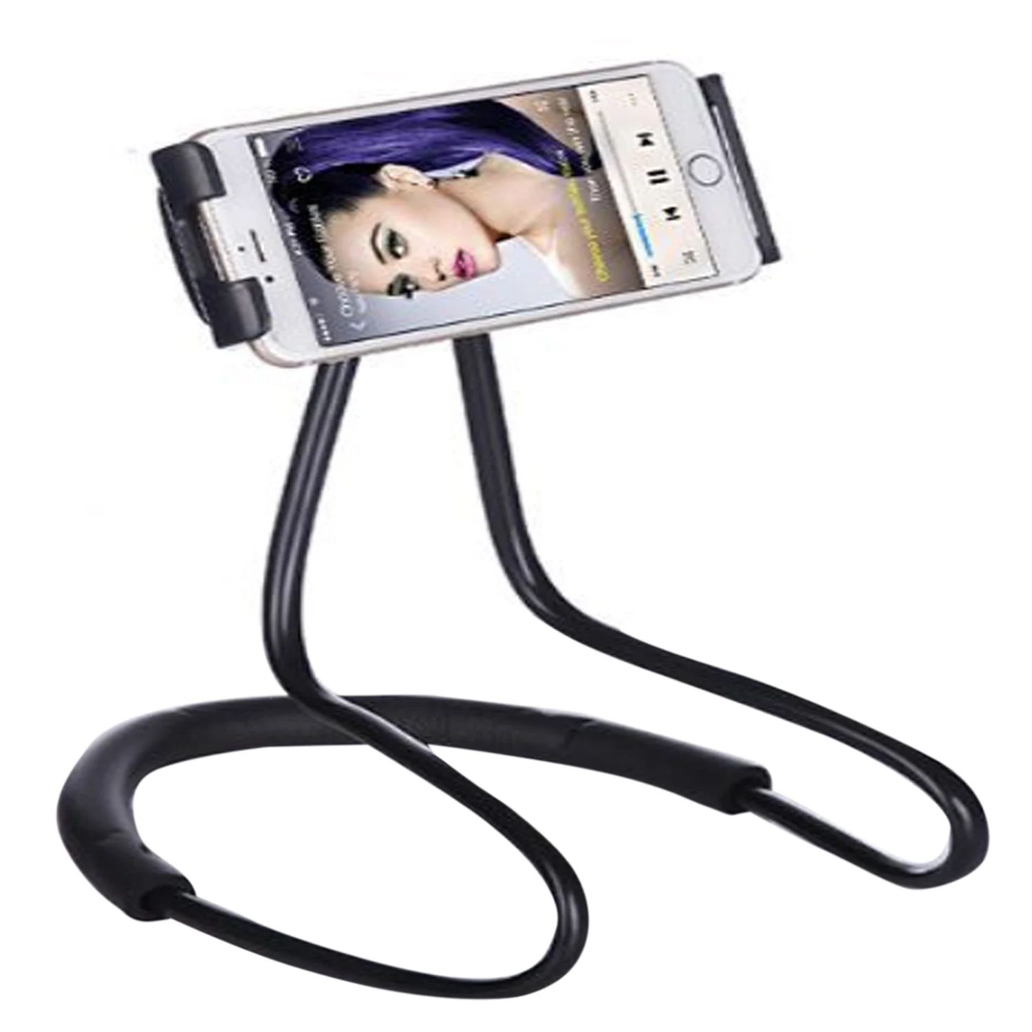 Besegad Universal Lazy Hang Neck Cell Phone Tablet Holder Stand Desk Flexible Bracket Mount with Adjustable Rotating Gooseneck | Мобильные