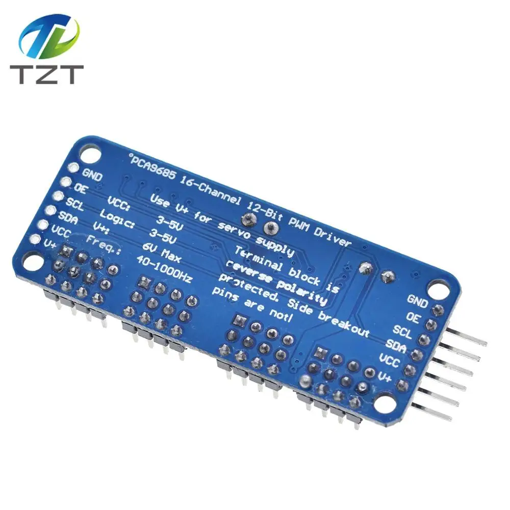 16 канальный видеорегистратор 12 битная ШИМ/Servo Driver I2C интерфейс PCA9685 модуль для arduino