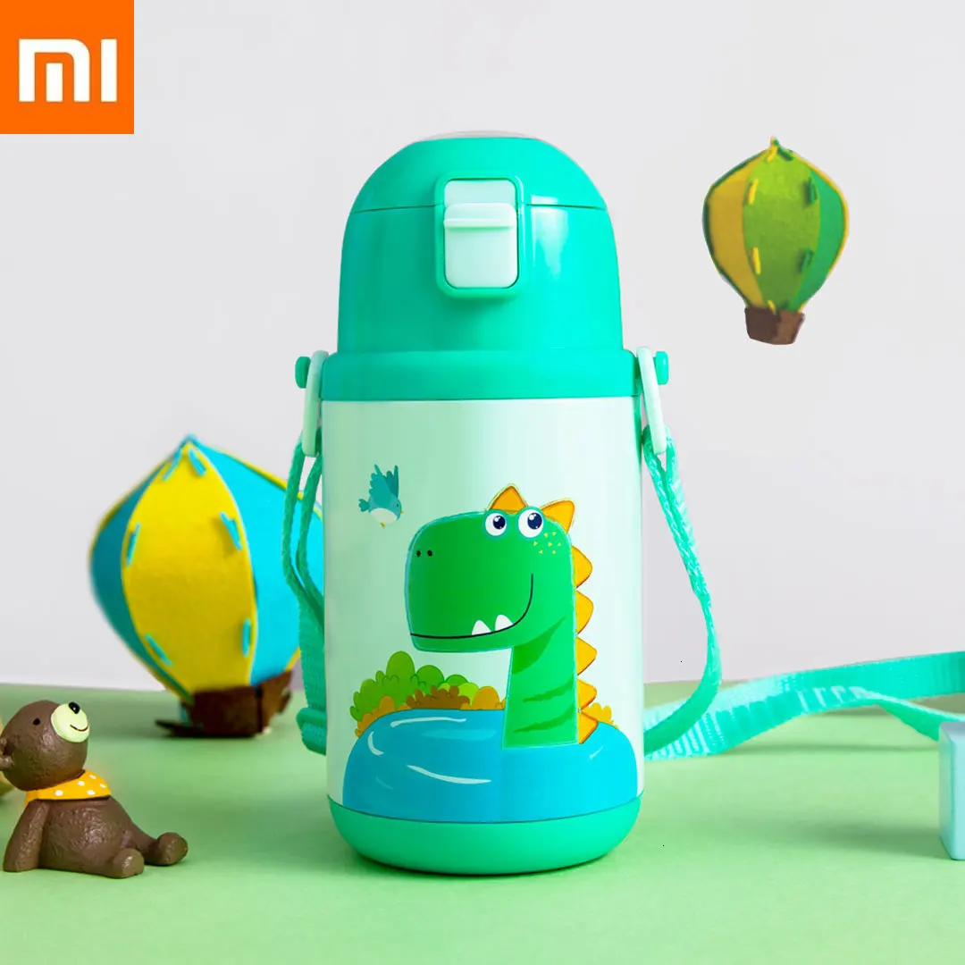 400 мл Xiaomi детская умная Вакуумная чашка Xiomi кружка запись воды питьевая вода