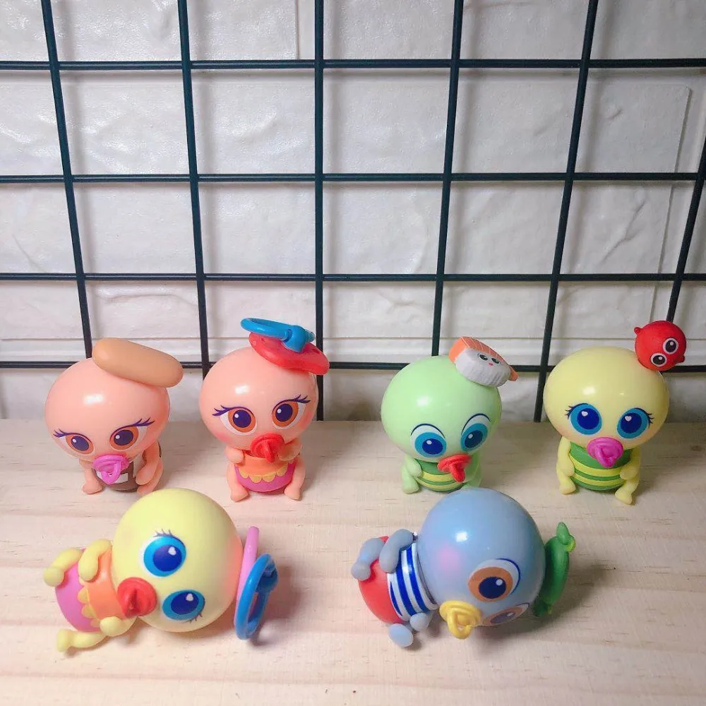 Ksi distrollar Детская кукла милый 5 см сестра голова с телом девушка подарок для детей