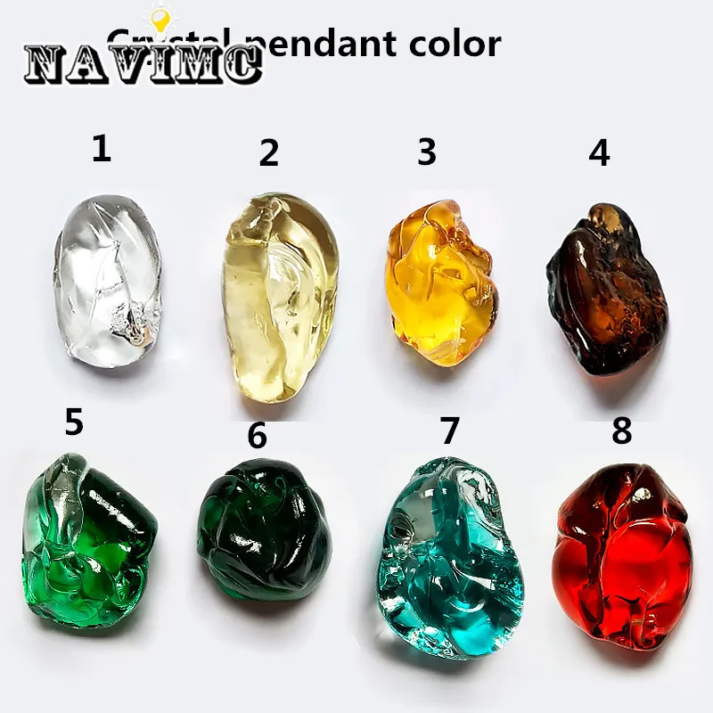 

New Hotel Crystal Chandelier Bar Living Room Large Engineering Light Transparent Stone Glass Lamp Customize Lamp