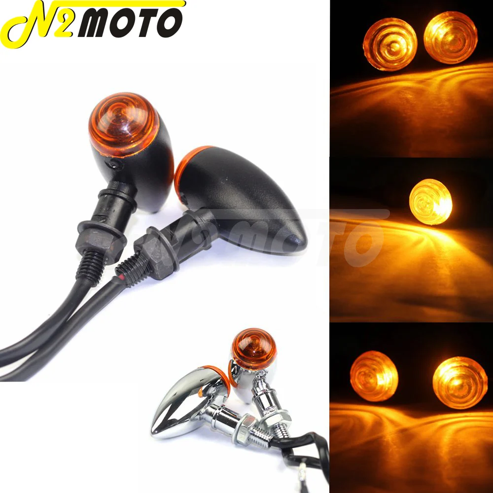 10 мм мотоциклетные алюминиевые указатели поворота янтарный светильник