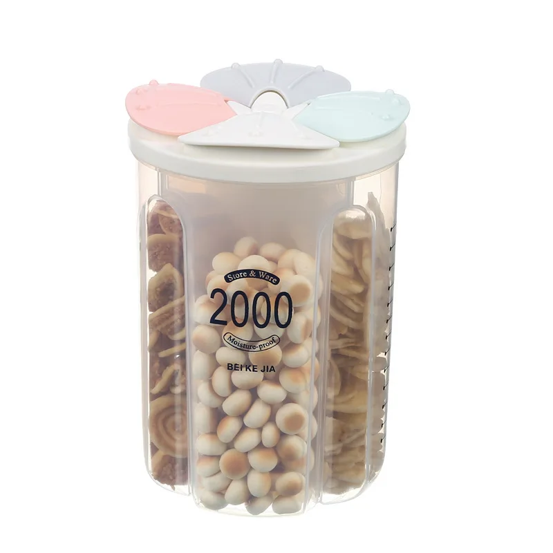 

Kitchen Storage Tank Sealed Tank Storage Box Compartment Transparent Box Plastic Food Storage Box