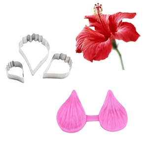 Силиконовые формы в виде лепестков цветов, из нержавеющей стали