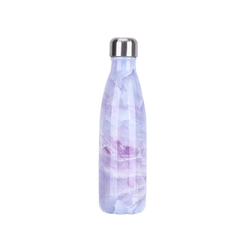 DLS - 500ml J Голубое небо из нержавеющей стали с двойными стенками вакуумные кувшины изолированные бутылки для воды кофе чайник путешествия напиток термосы - Цвет: DLS - 500ml J