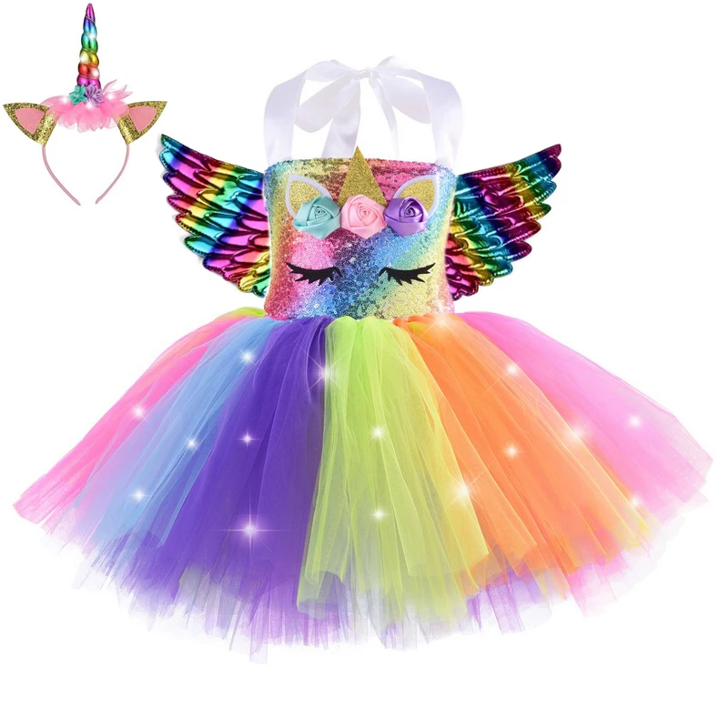 Детский костюм единорога для девочек на Хэллоуин | Тематическая одежда и