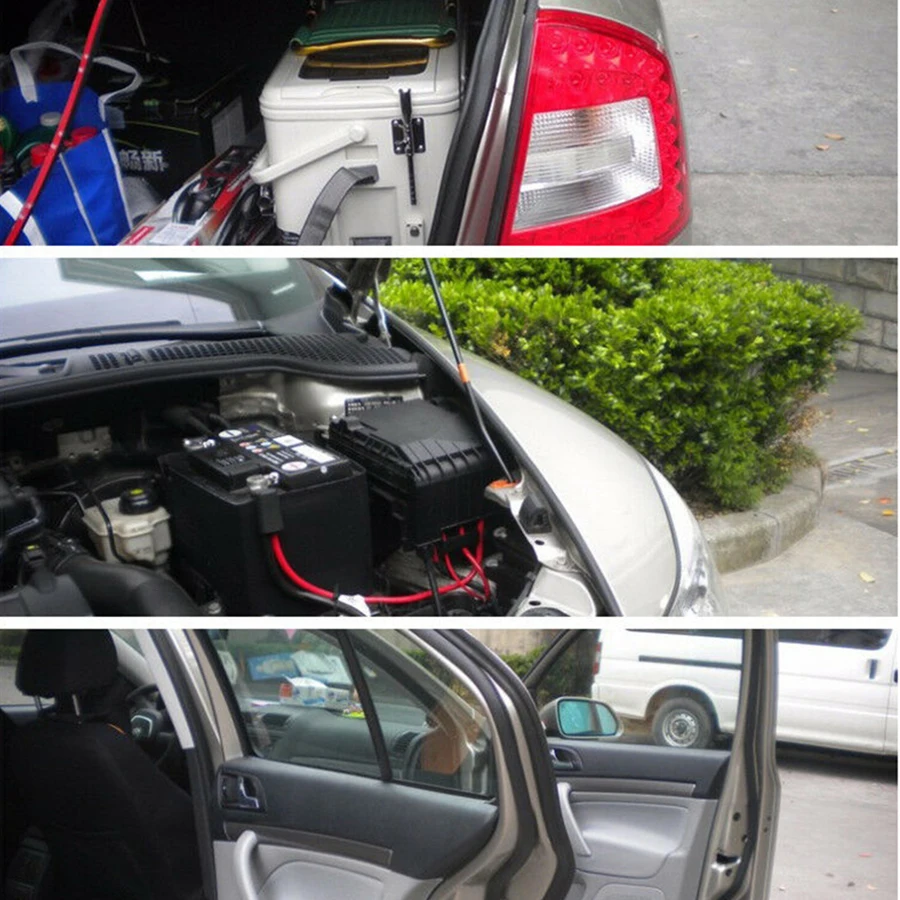 

3M Universal Car Door Edge Trim Protector Guard Hardwearing Rubber Seal Strip With steel sheet for Auto Truck Ship