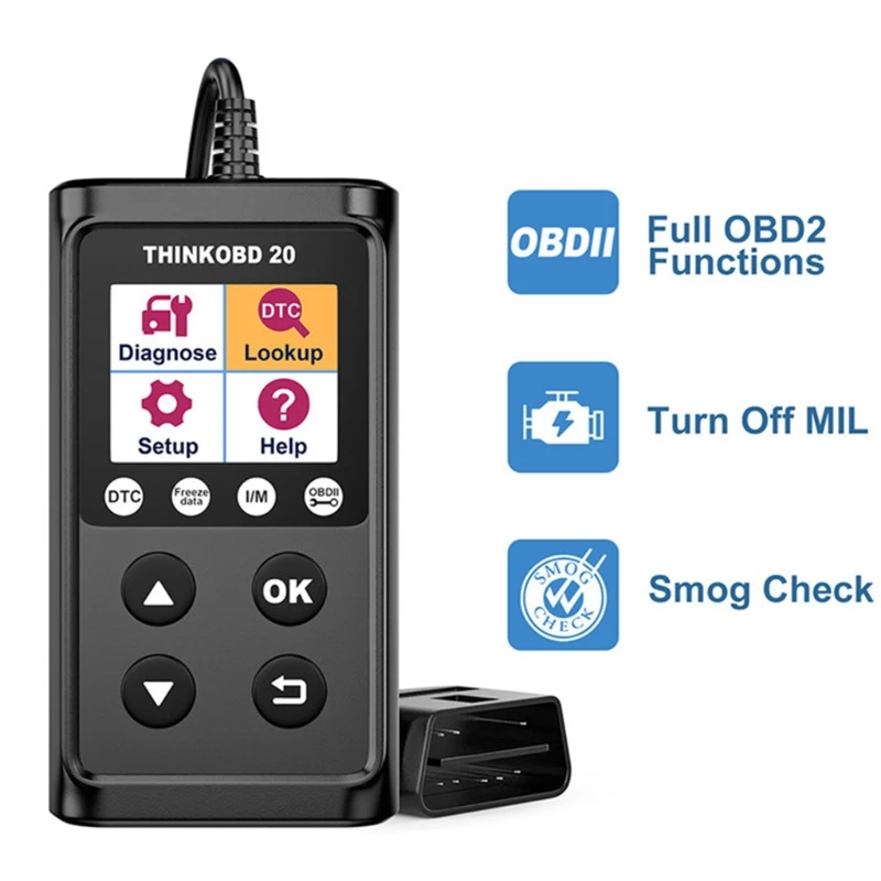 

MXLF THINKCAR THINKOBD 20 OBD2 автомобильный диагностический инструмент, Профессиональный OBD 2 сканер, автомобильный считыватель кодов