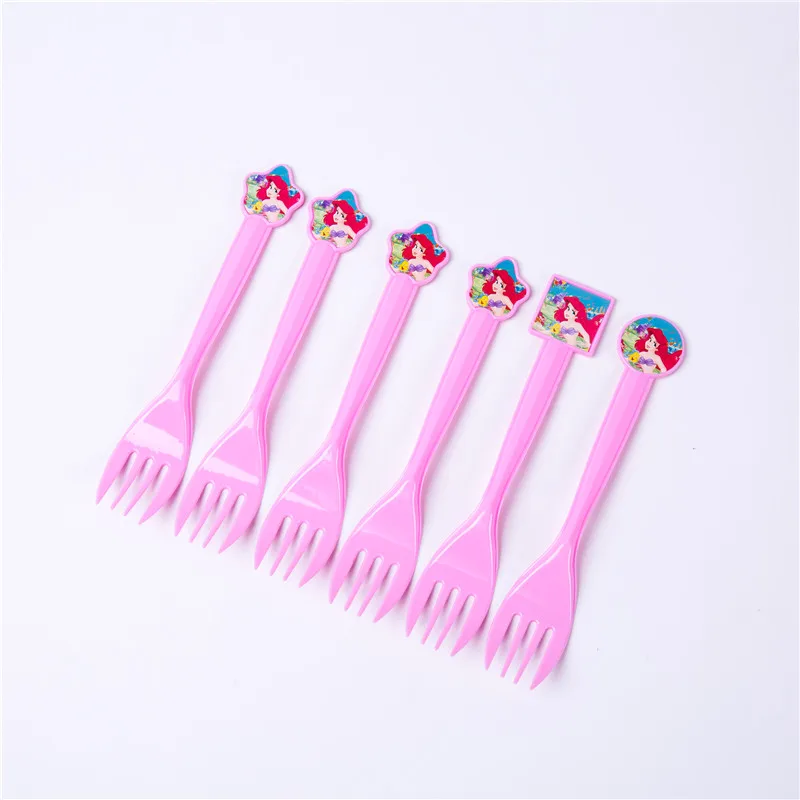 90pcs Cute happy birthday Mermaid Ariel girls baby shower party decoration banner table cloth straws cup plates supplier
