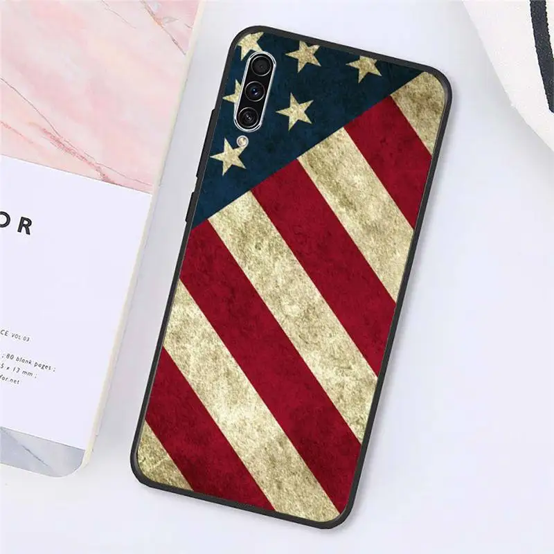 

America USA Flag pattern Phone Case For Samsung galaxy S 9 10 20 A 10 21 30 31 40 50 51 71 s note 20 j 4 2018 plus