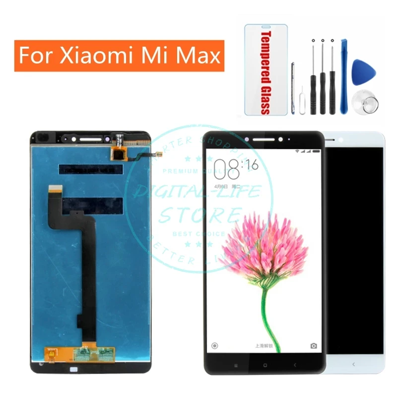ЖК-дисплей с сенсорным экраном и рамкой для Xiaomi Mi Max 6 44 дюйма | Мобильные телефоны