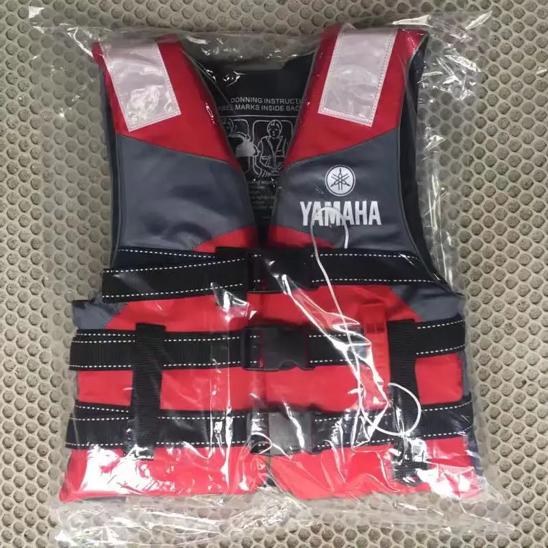 Красный Открытый рафтинг yamaha спасательный жилет для детей и взрослых, одежда для плавания и подводного плавания, костюм для рыбалки, профессиональный костюм для дрифтинга - Цвет: Красный