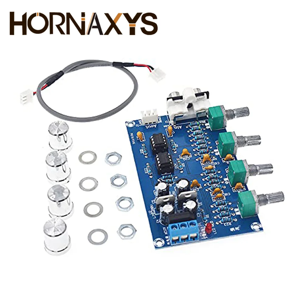 XH-M164 NE5532 Stereo Pre-усилитель предусилитель Tone Board Audio 4 усилитель каналов Module 4CH Control