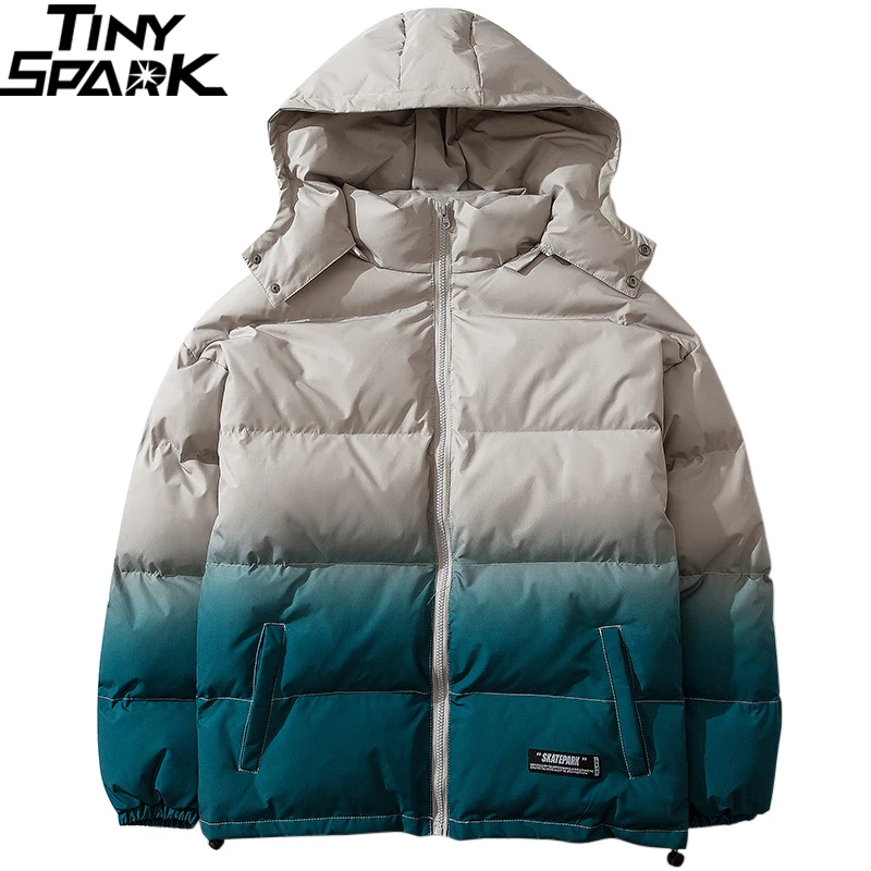 Куртка мужская зимняя с капюшоном в стиле хип хоп|Мужские парки| |