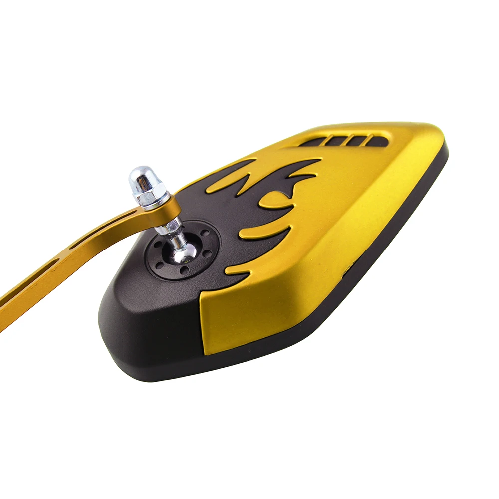 2 шт мотоциклетные зеркала заднего вида вращение на 360 градусов 8 мм 10 4 цвета для