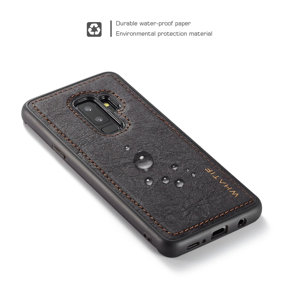 For Samsung Galaxy S10 S9 S8 Plus S7 Edge S10e Note 9 8 Case Kraft Paper Phone Back TPU + PC Hybrid Cover Protective Shell |