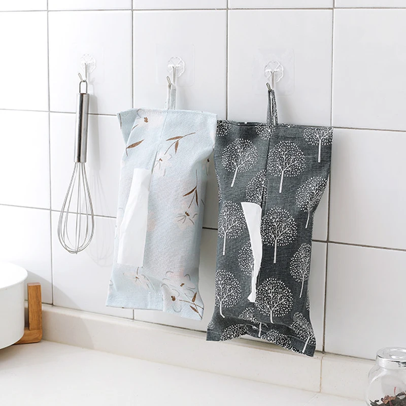 Висячая сумка милый держатель салфеток коробка прочный настенный для домашней