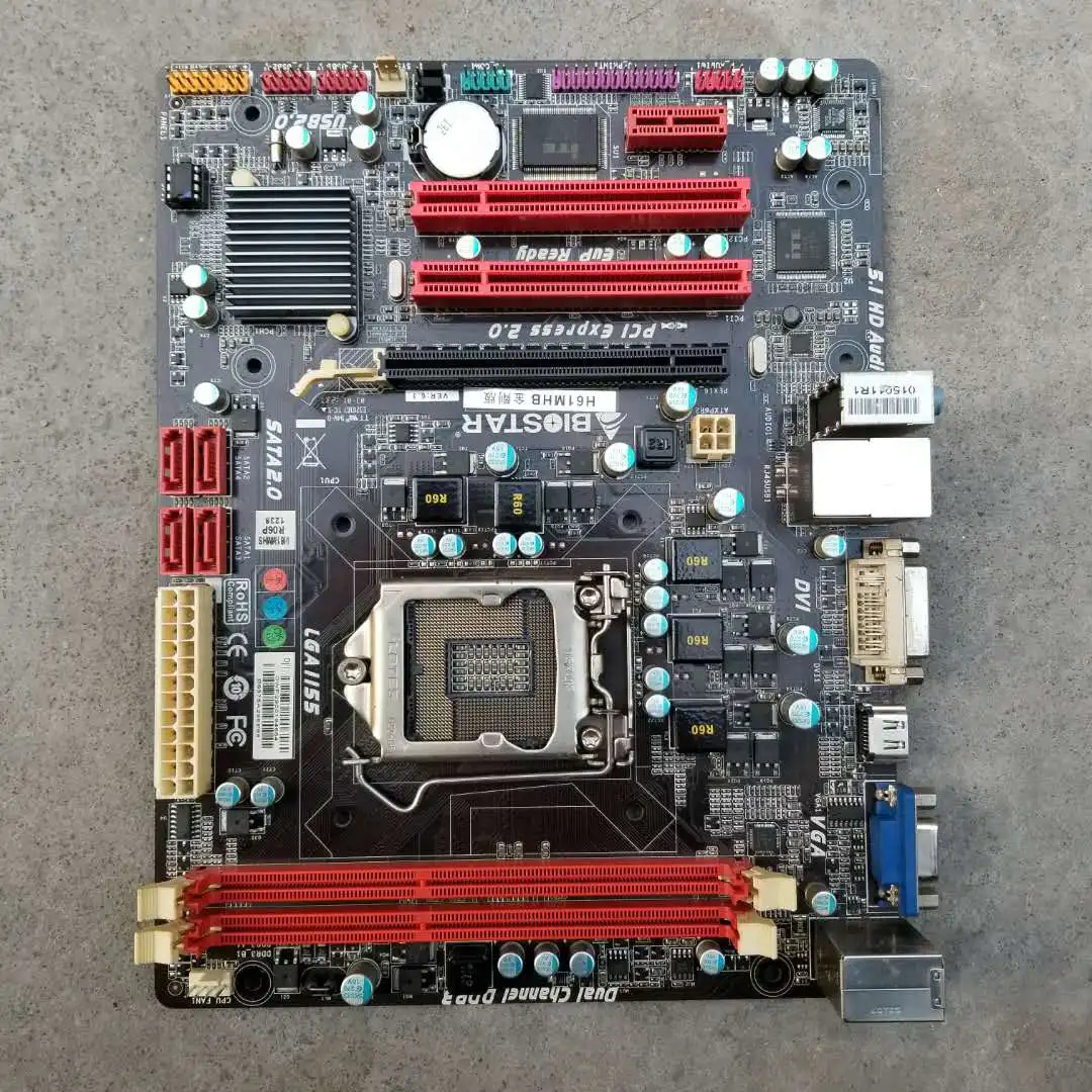 Asus/ Asustek H61M-E 1155 иглы G630 i3 i5 второго поколения Процессор четырех ядерный набор