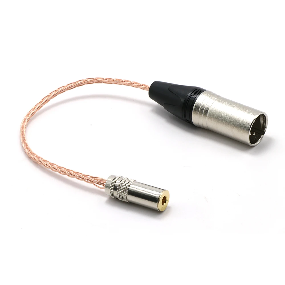 4Pin сбалансированный XLR штекер до 4 мм Женский аудио адаптер кабель для наушников