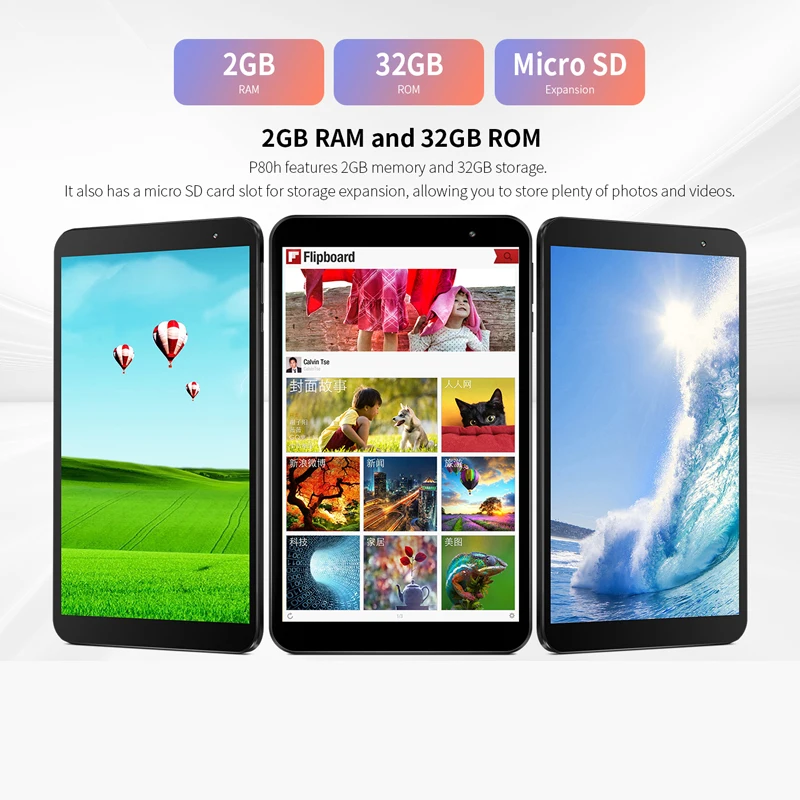 Teclast P80h 8 дюймовый 3G сетевой вызов Android 10 SC7731E 1280x800 IPS четырехъядерный GPS 2 Гб RAM 32 ГБ