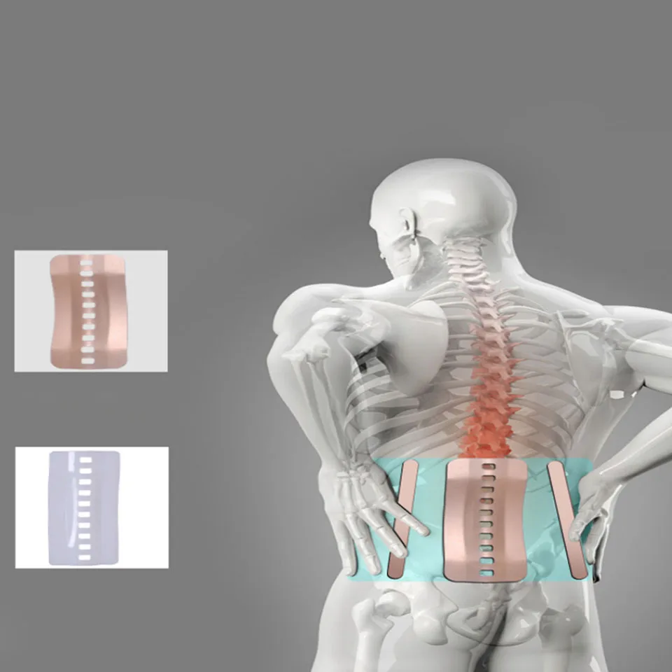 

GobyGo Orthopedic Tourmaline Self-heating Magnetic Steel Plates Waist Support Belt Men Women Lumbar Support Back Brace Belt