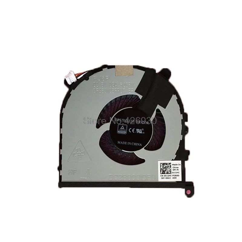Охлаждающий вентилятор для ноутбука DELL XPS 15 9560 P56F DC28000I0F0 0VJ2HC VJ2HC Новый|Охлаждающие