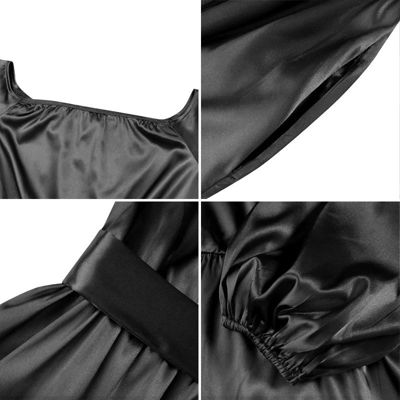 Женское платье с открытыми плечами 2022 VONDA винтажная туника длинное летнее