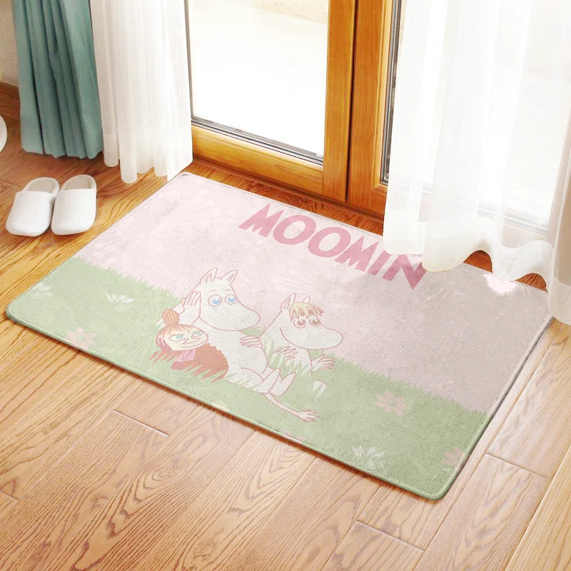 Moomin, коврики для ванной, ковер, маленький мой коврик для ванной, скользкий двойной напольный коврик, короткий пушистый, для ванной комнаты, Нескользящая лента, Alfombra De Bano - Цвет: D12