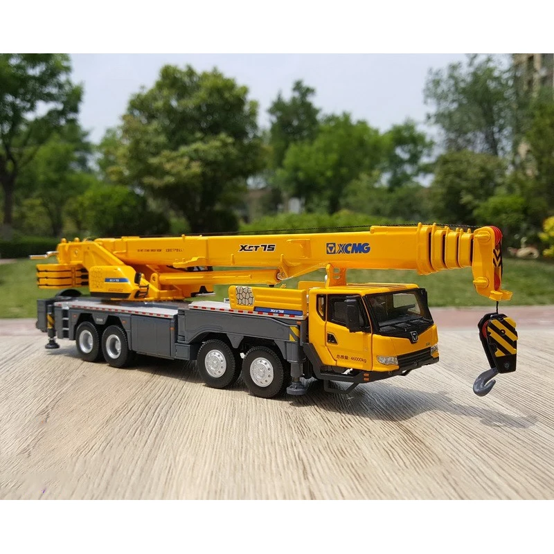 XCMG XCT75 кран 75 тонн 70K инженерный вездеходный масштаб 1:50 литые модели коллекция