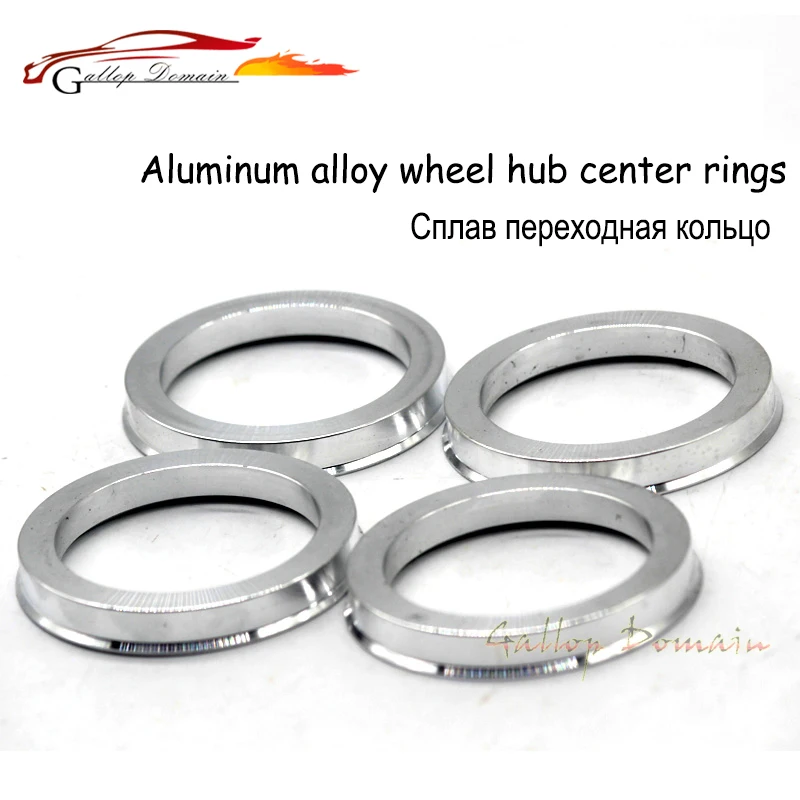 

4pcs Car Aluminium Alloy Wheel Hub Centric Rings center Bore 73.1-57.1 66.6-57.1 73.1-60.1 73.1-67.1 67.1-60.1 73.1-56.1 73.1-54