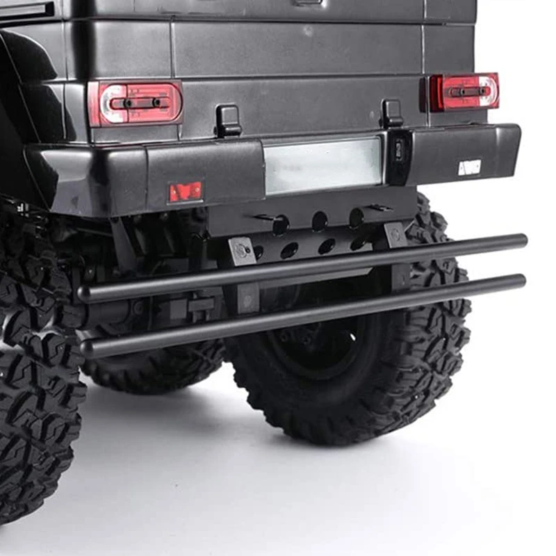 

RC Car Parts Rear Bumper + Chassis Guard Set Black for TRX6 TRX4 G500 G63