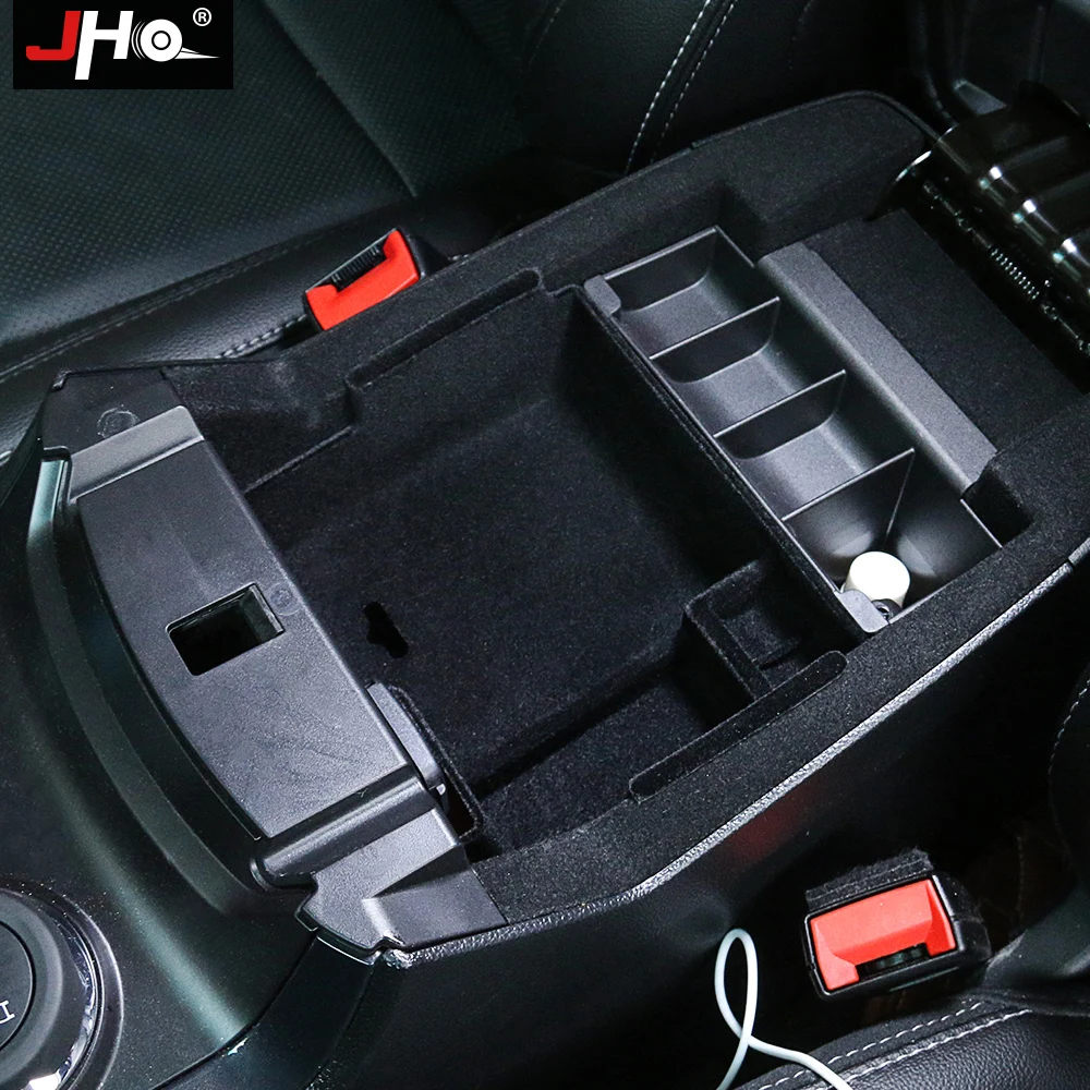 JHO Front Central Armrest Box Storage Tray For Ford Explorer 2011-2019 2018 2017 2015 2013 Car Organizer Container Accessories | Автомобили