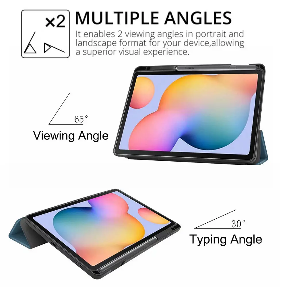 Мягкий силиконовый смарт чехол iBuyiWin для Samsung Galaxy Tab S6 Lite 10 4 SM P610/P615 планшета с