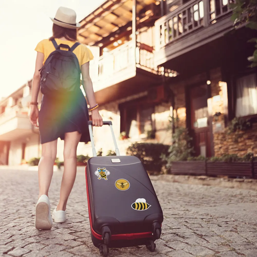 

3 Sets Cartoon Stickers Funny Bees Envelope Decals Useful Decorative Decals